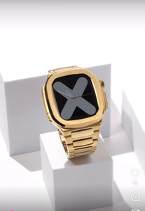 Apple watch Case -18K Rose Gold metal bracelet
