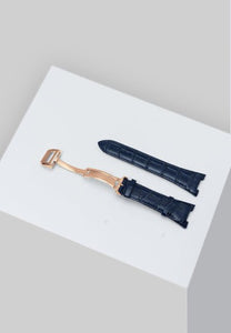 Apple Watch Case -18K Rose Gold Leather strap