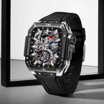 Load image into Gallery viewer, Apple Watch Case - Black bezel silver case
