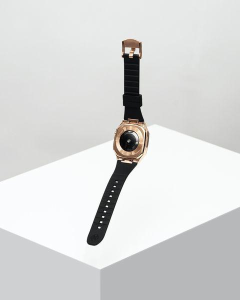 Apple Watch  Case Rose Gold Black Silicone - ZIVRRI.COM