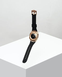 Apple Watch  Case Rose Gold Black Silicone - ZIVRRI.COM