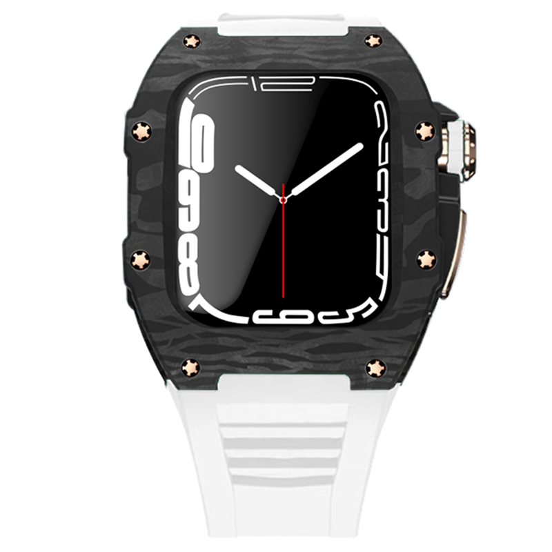 Apple Watch Ultra Case  -Carbon fibre white