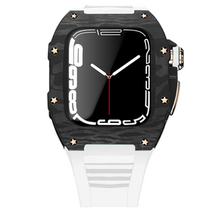 Apple Watch Ultra Case  -Carbon fibre white
