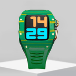 Load image into Gallery viewer, Apple Watch Case Green -Carbon fibre - ZIVRRI.COM
