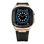 Load image into Gallery viewer, Apple Watch  Case Rose Gold Black Silicone - ZIVRRI.COM

