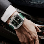 Load image into Gallery viewer, Apple Watch Case star screw Titanium black strap
