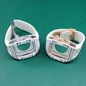 Apple Watch Case - White Raw Titanium - ZIVRRI.COM