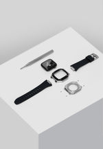 Load image into Gallery viewer, Apple Watch case - SiIver Black - ZIVRRI.COM
