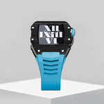 Load image into Gallery viewer, Apple Watch Case -Raw Titanium black with white screw
