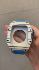 Load and play video in Gallery viewer, Apple Watch Case - White Raw Titanium
