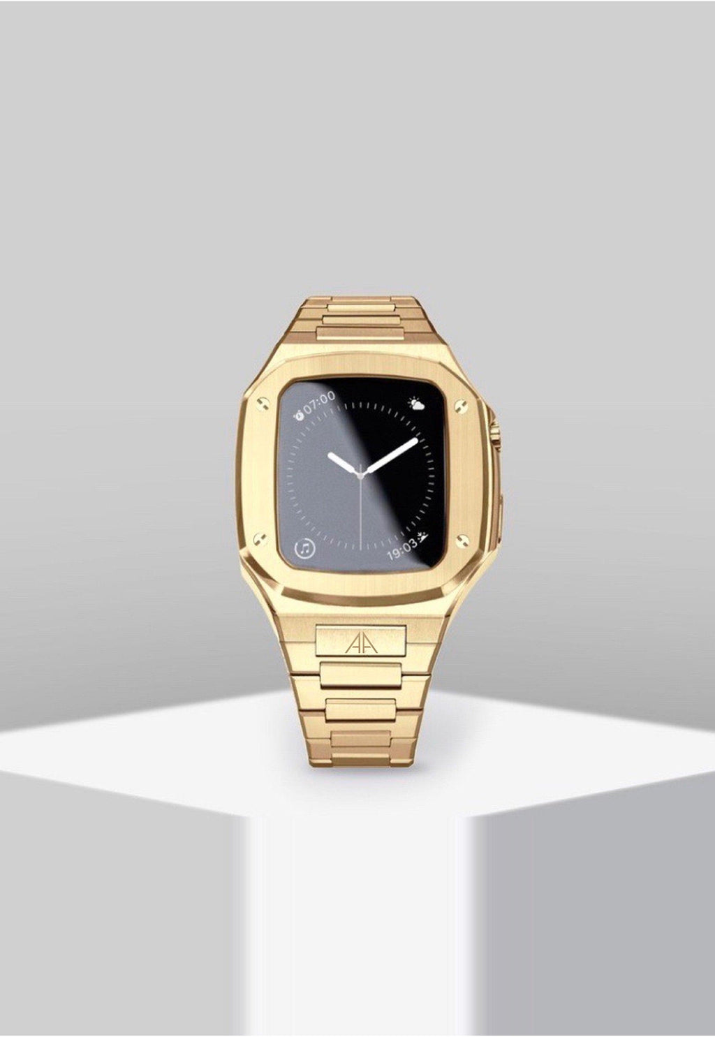 Apple watch Case -18K Gold metal bracelet - ZIVRRI.COM