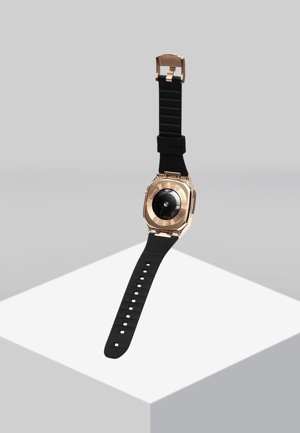 Apple Watch Case -18K Gold silicone strap - ZIVRRI.COM