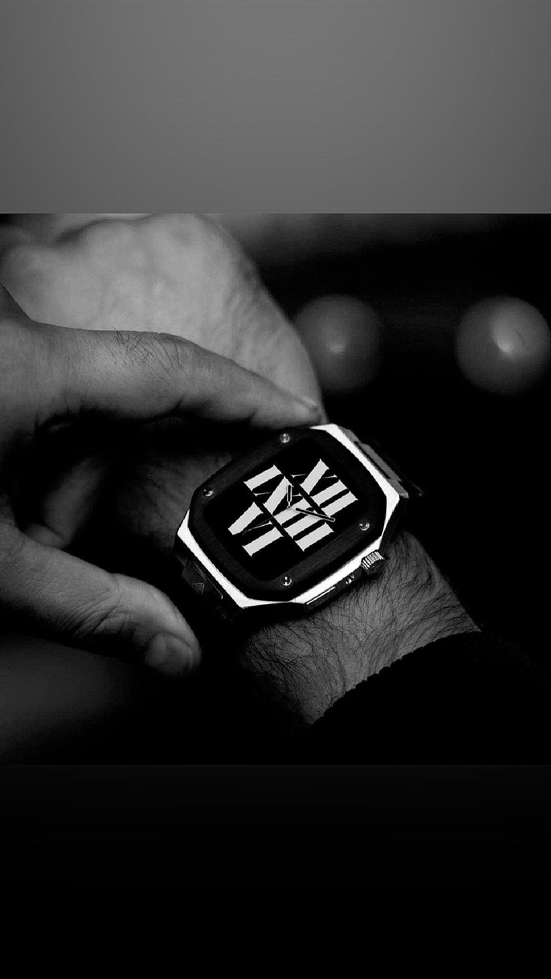 Apple Watch case - SiIver Black - ZIVRRI.COM