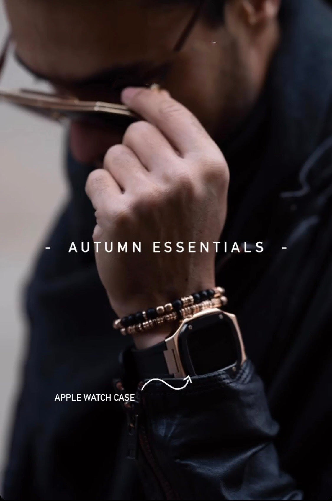 Apple Watch Case Series  Rose Gold Silicone strap