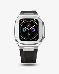 Apple Watch Case Silver  - Silicone strap