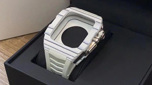 Apple Watch Case - White Raw Titanium - ZIVRRI.COM
